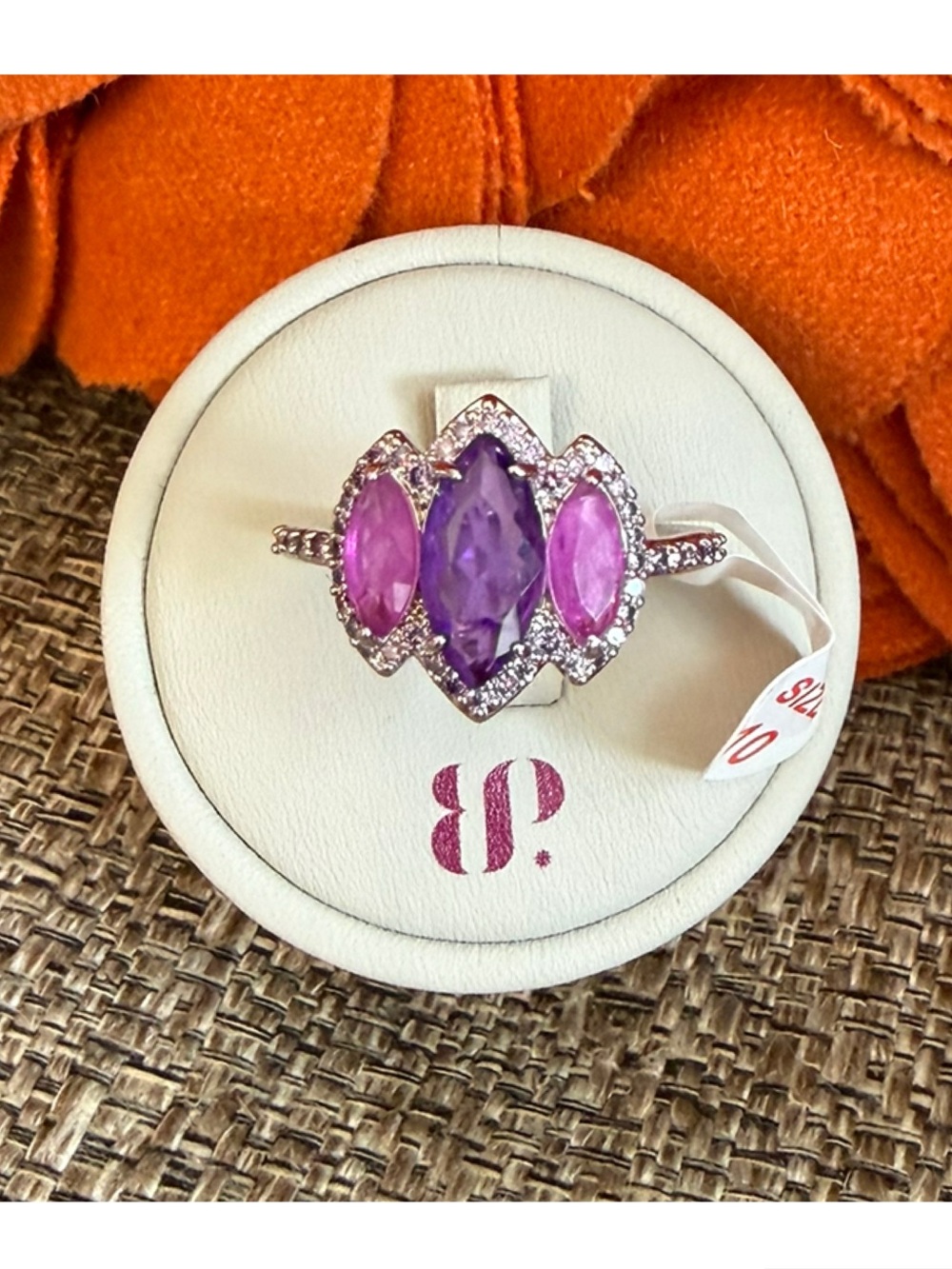 ❣️🆕Bomb Party Blissful Blessings Amethyst Fused with Genuine Quartz Ring❣️